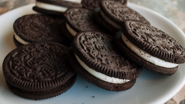 A plate of Oreo cookies. Photographer: Mandel Ngan/AFP/Getty Images