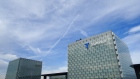 <p>The Telefonica SA headquarters in Madrid, Spain.</p>