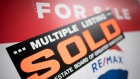 A real estate sign is pictured in Vancouver, B.C., June, 12, 2018