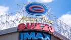 A Guzzo cinema sign is seen on a store front in Montreal on Tuesday, June 18, 2019. THE CANADIAN PRE