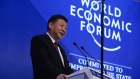 Xi Jinping, China's president, speaks during the opening plenary session of the World Economic Forum (WEF) annual meeting in Davos, Switzerland, on Tuesday, Jan. 17, 2017. World leaders, influential executives, bankers and policy makers attend the 47th annual meeting of the World Economic Forum (WEF) in Davos from Jan. 17-20.