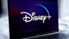The Disney+ logo on a laptop computer arranged in New York, U.S., on Wednesday, Nov. 18, 2020. Though the entertainment titan is still reeling from the pandemic, the growth of Disney+ has softened the blow. Photographer: Gabby Jones/Bloomberg