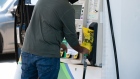 A worker puts an "Out of Service" bag over an empty gas pump at a BP Plc gas station in Kennesaw, Georgia, U.S., on Thursday, May 13, 2021. Five days after a criminal hack shut down deliveries of almost half the gasoline and diesel burned in the eastern U.S., the Atlanta area's reserves of gas and diesel began to plummet. Photographer: Elijah Nouvelage/Bloomberg