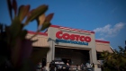The exterior of a Costco is seen. 