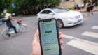 The Didi ride-hailing app on a smartphone arranged in Beijing, China, on Monday, July 5, 2021. China expanded its latest crackdown on the technology industry beyond Didi to include two other companies that recently listed in New York, dealing a blow to global investors while tightening the government’s grip on sensitive online data.