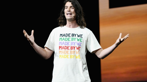 LOS ANGELES, CA - JANUARY 09: Adam Neumann speaks onstage during WeWork Presents Second Annual Creator Global Finals at Microsoft Theater on January 9, 2019 in Los Angeles, California. (Photo by Michael Kovac/Getty Images for WeWork)