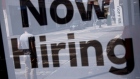 LOS ANGELES, CALIFORNIA - AUGUST 06: A 'Now Hiring' sign is posted at a 7-Eleven store with a pedestrian reflected in the window on August 06, 2021 in Los Angeles, California. The U.S. economy added over 900,000 jobs in July, the biggest monthly gain since August of last year. (Photo by Mario Tama/Getty Images) Photographer: Mario Tama/Getty Images North America