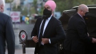 Jagmeet Singh arrives for an election debate in Gatineau, Quebec last week.