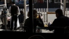 Customers dine outside at a restaurant in San Francisco, California, U.S., on Thursday, April 8, 2021. California officials plan to fully reopen the economy on June 15, if the pandemic continues to abate, after driving down coronavirus case loads in the most populous U.S. state. Photographer: David Paul Morris/Bloomberg