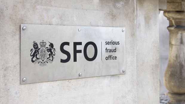 LONDON,UNITED KINGDOM - JULY 5: The signage on the outside of the building, for the SFO Serious Fraud Office on July 5,2021 in London,England. (Photo by Peter Dazeley/Getty Images) Photographer: Peter Dazeley/Getty Images Europe