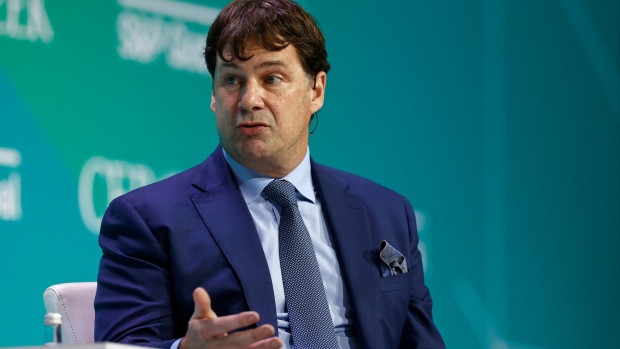 James Farley, president and chief executive officer of Ford Motor Co., speaks during the 2022 CERAWeek by S&P Global conference in Houston, Texas, U.S., on Thursday, March 10, 2022. CERAWeek returned in-person to Houston celebrating its 40th anniversary with the theme "Pace of Change: Energy, Climate, and Innovation."