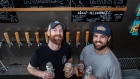 Garrett Pederson and Luke Clark at 9 Mile Brewery 