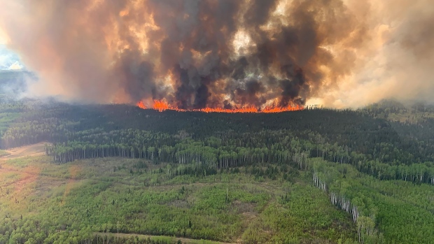 Bald Mountain Wildfire in Alberta