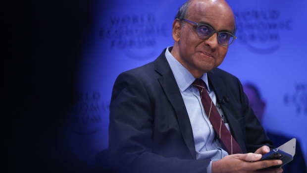 Tharman Shanmugaratnam at the World Economic Forum in Davos in January.