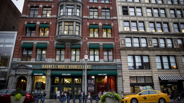 A Barnes & Noble store in New York. Photographer: Eric Thayer/Bloomberg 