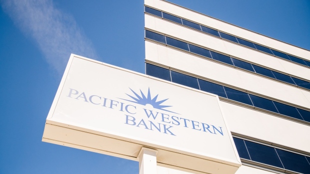 A Pacific Western Bank branch in Encino, California