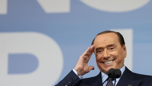 Silvio Berlusconi Photographer: Alessia Pierdomenico/Bloomberg