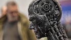 Sculpture representing AI