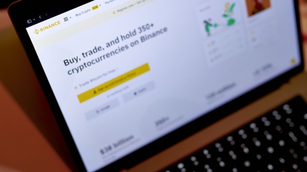 The Binance website on a laptop arranged in the Brooklyn borough of New York, US, on Wednesday, June 7, 2023. The list of digital tokens deemed as unregistered securities by the Securities and Exchange Commission now spans over $120 billion of crypto after the US agencys lawsuits against Binance Holdings Ltd. and Coinbase Global Inc.