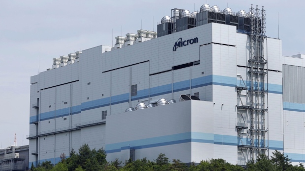 A plant operated by Micron Memory Japan KK, a subsidiary of Micron Technology Inc., in Higashihiroshima, Hiroshima Prefecture, Japan, on Monday, May 22, 2023. Japan will subsidize US memory maker Micron's push to produce its new advanced chips in Hiroshima. Photographer: Kiyoshi Ota/Bloomberg