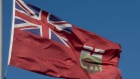 The flag of Manitoba