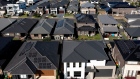 Newly built houses in the Denham Court suburb of Sydney, Australia, on Tuesday, May 3, 2022. One of the developed world’s last remaining doves turned hawkish as Australia’s central bank rocked markets with a bigger-than-expected interest-rate hike in the middle of an election campaign.