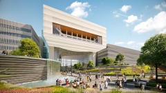 A rendering of NexPoint’s Texas Research Quarter development.