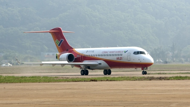 Comac ARJ-21. Photographer: Nelson Ching/Bloomberg