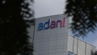 Signage atop the Adani Group headquarters in Ahmedabad, India, on Wednesday, June 21, 2023. US authorities are looking into what representations Adani Group made to its American investors following a scathing short seller’s report that accused the company of using offshore companies to secretly manipulate its share prices. Photographer: Prakash Singh/Bloomberg