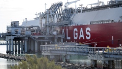 LNG tanker in Texas