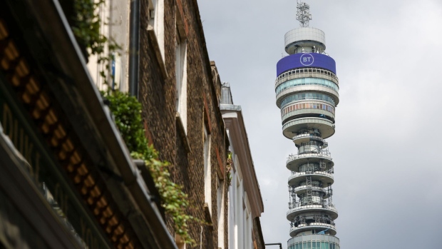 The BT Group Plc Tower in London. Photographer: Hollie Adams/Bloomberg