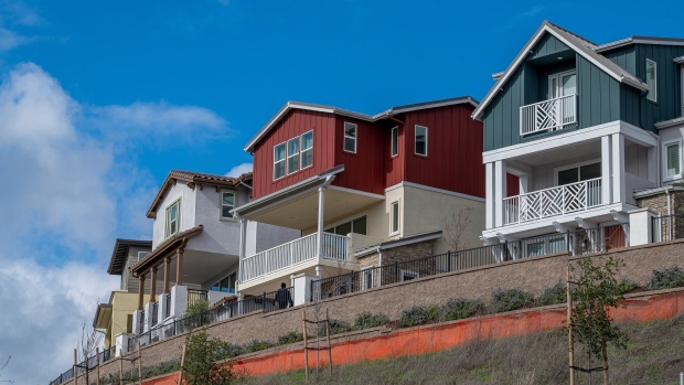Houses in San Ramon, California, US.