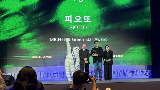 Fiotto, a new one star restaurant in Busan, wins a Green star as well. Photographer: Emily Yamamoto/Bloomberg
