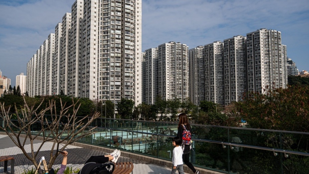 <p>Residential buildings in Hong Kong.</p>