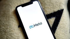 The Meta logo.