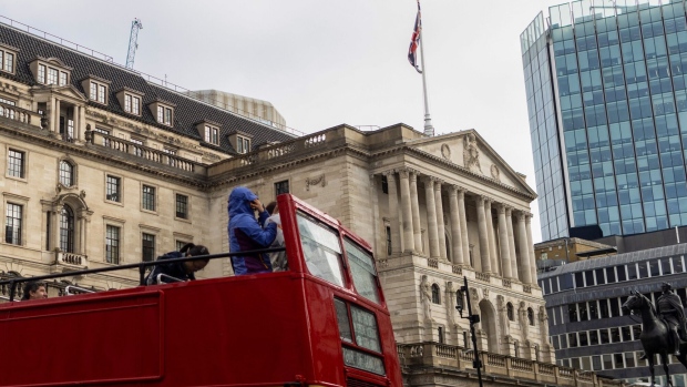 <p>The Bank of England (BOE) in the City of London.</p>