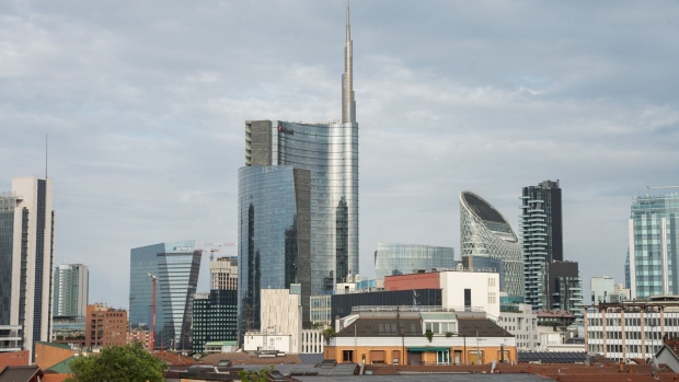 The city skyline in Milan, Italy. Photographer: Francesca Volpi/Bloomberg