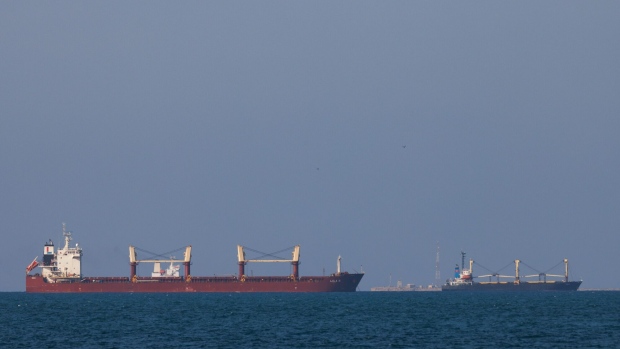 The bulk carrier, Lila II seen at sea on January 17, 2024 in Djibouti, Djibouti. Photographer: Luke Dray/Getty Images Europe