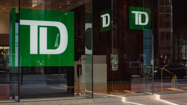 The Toronto-Dominion bank headquarters in the financial district of Toronto. Photographer: Chloe Ellingson/Bloomberg