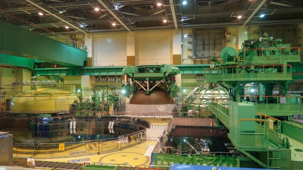 The operating floor inside the reactor unit 7 at Kashiwazaki Kariwa nuclear power plant in Niigata, Japan, on Monday, November 6, 2023.