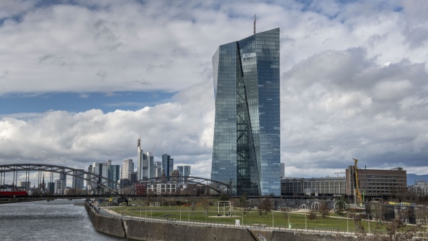 European Central Bank headquarters in Frankfurt, Germany.