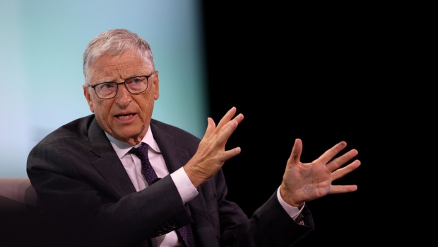 Bill Gates speaks during the 2024 CERAWeek by S&P Global conference in Houston, Texas, on March 21