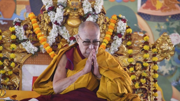 The Dalai Lama Photographer: Sandeep Kumar/Anadolu Agency/Getty Images