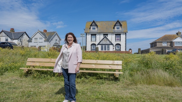 Labour’s Michelle Scrogham campaigning on Walney Island in Barrow-In-Furness. Photographer: Tom Skipp/Bloomberg